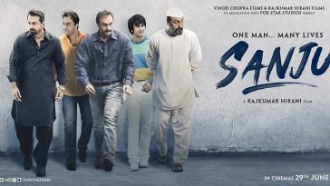 Sanju on Netflix - poster featuring Ranbir Kapoor